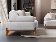 Pablo 3-pieces (Sofa & Loveseat & Chair) Livingroom Set in Cream - 200-ST-PAB-SOFT03-321