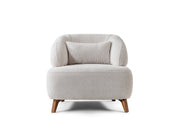 Pablo 3-pieces (Sofa & Loveseat & Chair) Livingroom Set in Cream - 200-ST-PAB-SOFT03-321