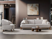 Pablo 3-pieces (Sofa & Loveseat & Chair) Livingroom Set in Cream - 200-ST-PAB-SOFT03-321
