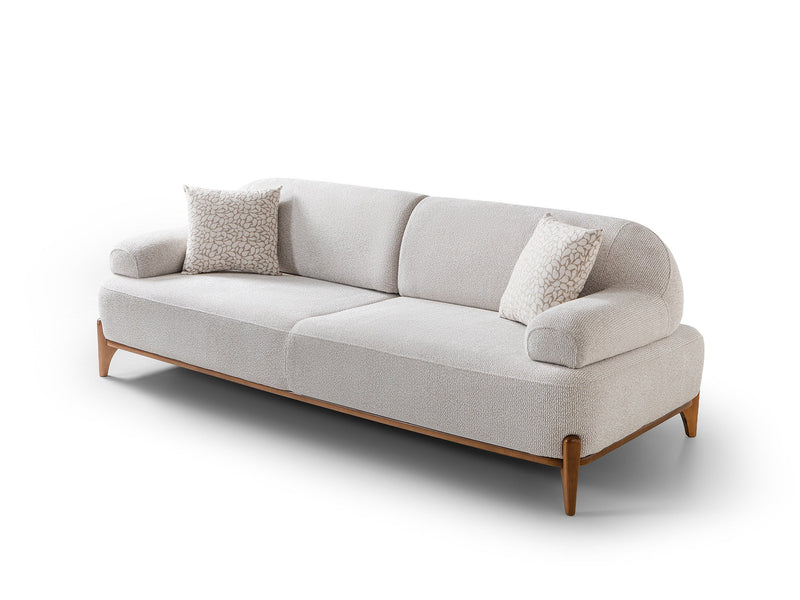 Pablo 3-pieces (Sofa & Loveseat & Chair) Livingroom Set in Cream - 200-ST-PAB-SOFT03-321