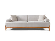 Pablo 3-pieces (Sofa & Loveseat & Chair) Livingroom Set in Cream - 200-ST-PAB-SOFT03-321