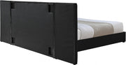 Pablo Velvet King Bed Black - Gate FurnitureKing Bed