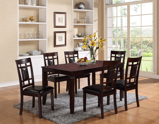 Paige Brown 7 - Piece Dining Set - Gate FurnitureDining Room Set