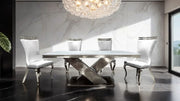 Palazzo Chrome Dining Table - FM33002SV-T-TABLE