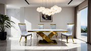 Palazzo Gold Dining Table - FM33002GD-T-TABLE