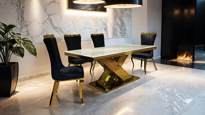 Palazzo Gold Dining Table - FM33002GD-T-TABLE