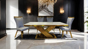 Palazzo Gold Dining Table - FM33002GD-T-TABLE