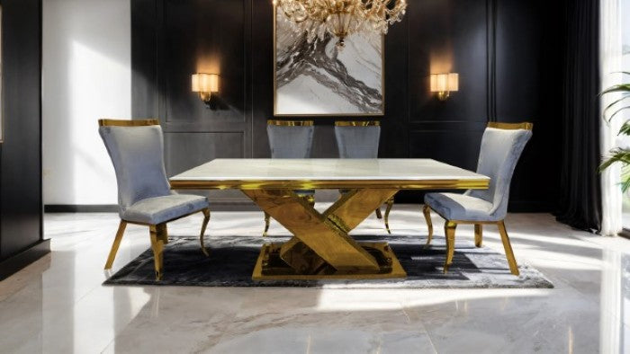 Palazzo Gold Dining Table - FM33002GD-T-TABLE