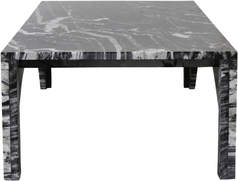 Palermo Marble Coffee Table in Black - 99093Black-CT