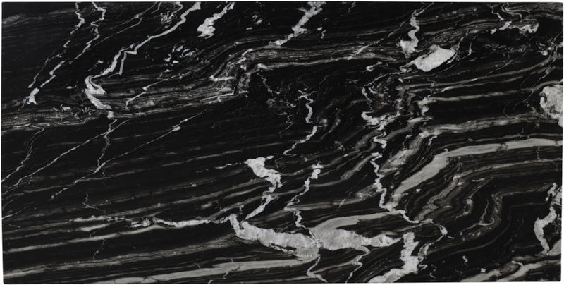 Palermo Marble Coffee Table in Black - 99093Black-CT