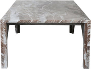 Palermo Marble Coffee Table in Brown - 99093Brown-CT