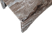 Palermo Marble Coffee Table in Brown - 99093Brown-CT