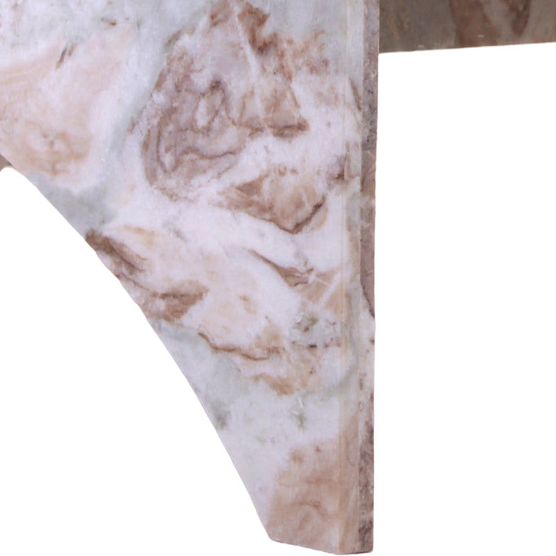 Palermo Marble Coffee Table in Brown - 99093Brown-CT