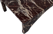 Palermo Marble Coffee Table in Burgundy - 99093Cherry-CT