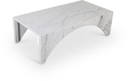 Palermo Marble Coffee Table in White - 99093White-CT
