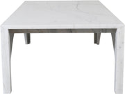 Palermo Marble Coffee Table in White - 99093White-CT