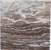 Palermo Marble End Table in Brown - 99093Brown-ET