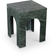 Palermo Marble End Table in Green - 99093Green-ET