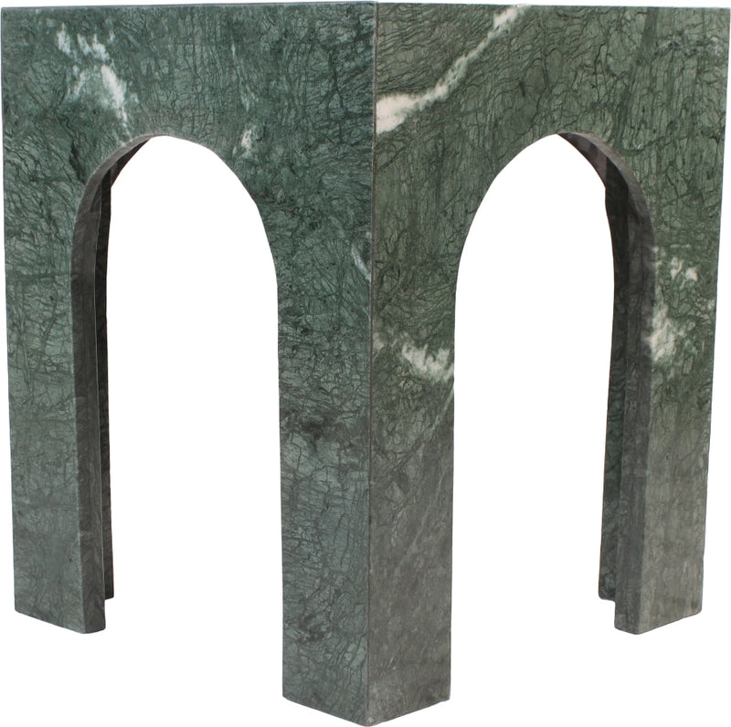 Palermo Marble End Table in Green - 99093Green-ET