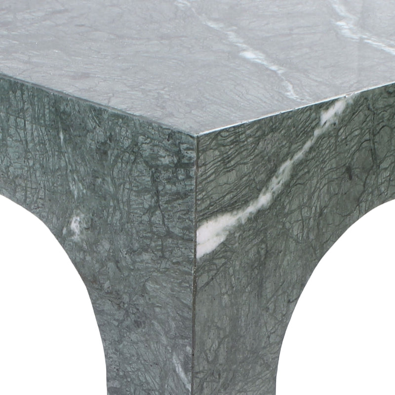 Palermo Marble End Table in Green - 99093Green-ET