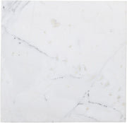 Palermo Marble End Table in White - 99093White-ET