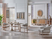 Palermo San Diningroom (Consol With Mirror & Dining Table & 6 Dining Chair) - 200-SAN-PAL-DT-6-SET