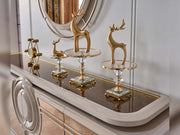 Palermo San Diningroom (Consol With Mirror & Dining Table & 6 Dining Chair) - 200-SAN-PAL-DT-6-SET