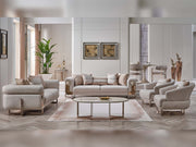 Palermo San Stationary Sofa in Cream - 200-SAN-PAL-3