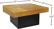 Palladium Iron Coffee Table in Gold - 254-CT