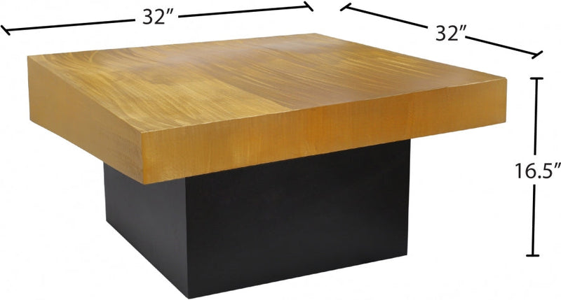 Palladium Iron Coffee Table in Gold - 254-CT