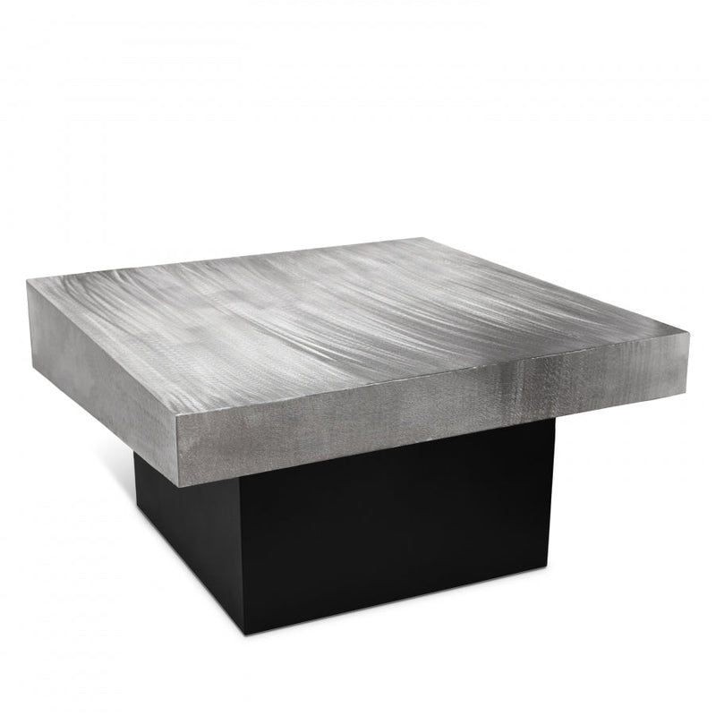 Palladium Iron Coffee Table in Silver - 255-CT