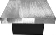 Palladium Iron Coffee Table in Silver - 255-CT
