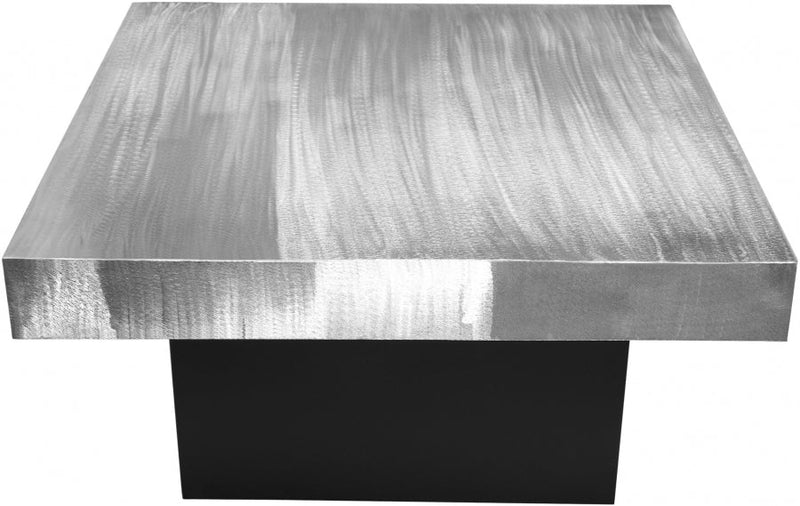 Palladium Iron Coffee Table in Silver - 255-CT