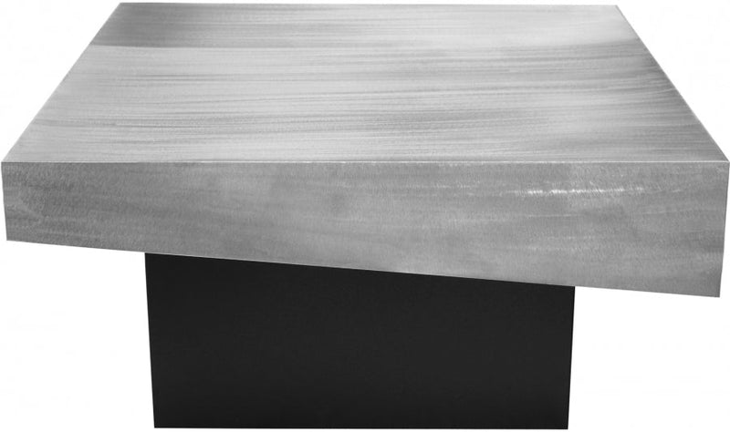 Palladium Iron Coffee Table in Silver - 255-CT