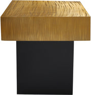 Palladium Iron End Table in Gold - 254-ET