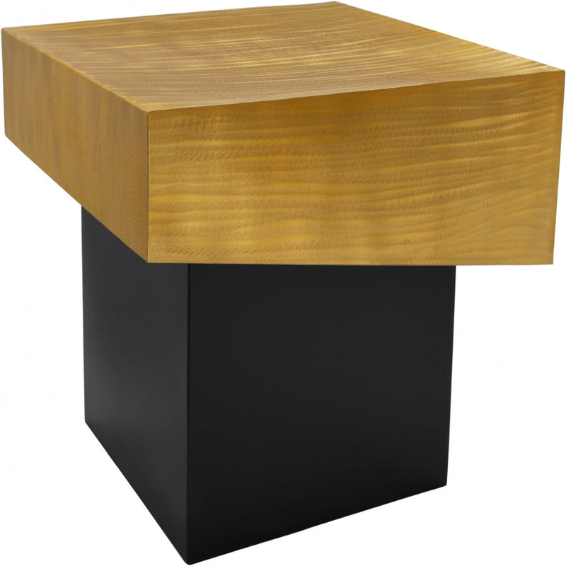 Palladium Iron End Table in Gold - 254-ET