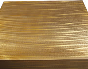 Palladium Iron End Table in Gold - 254-ET