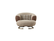 Palmera 3-pieces (Sofa & Loveseat & Chair) Livingroom Set Cream in Cream - 101-PAL-GIR03-321