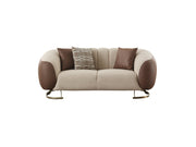 Palmera 3-pieces (Sofa & Loveseat & Chair) Livingroom Set Cream in Cream - 101-PAL-GIR03-321