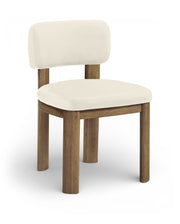 Paloma Vegan Leather Upholstered Dining Chair in Cream, Set of 2 - 88053Cream-C