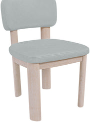 Paloma Vegan Leather Upholstered Dining Chair in Light Blue, Set of 2 - 88052LtBlu-C