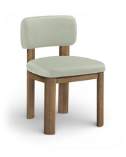 Paloma Vegan Leather Upholstered Dining Chair in Mint, Set of 2 - 88053Mint-C