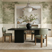 Paloma Vegan Leather Upholstered Dining Chair in Mint, Set of 2 - 88053Mint-C