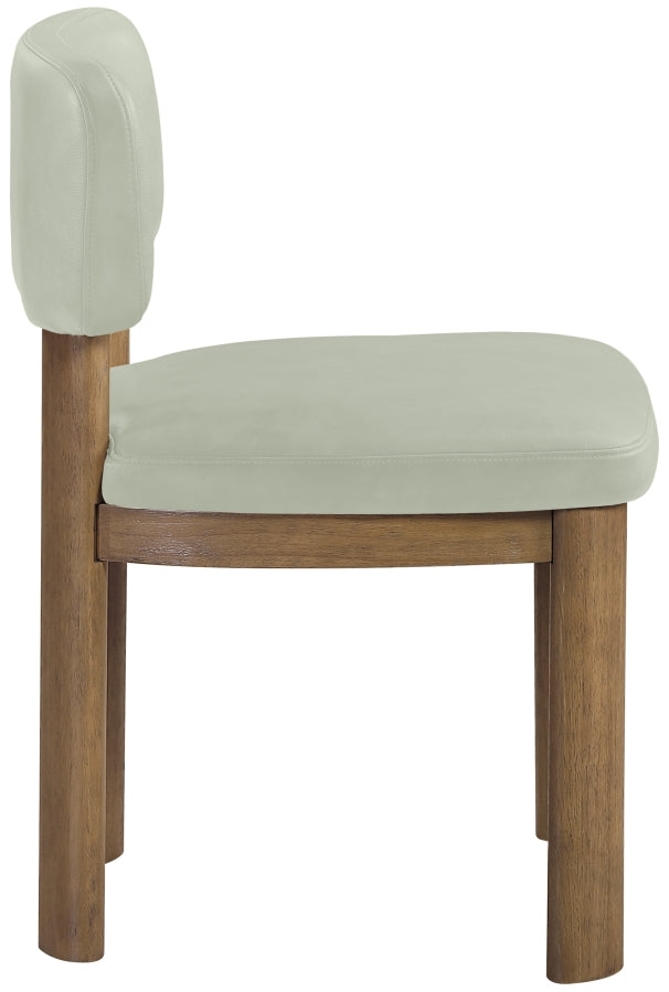 Paloma Vegan Leather Upholstered Dining Chair in Mint, Set of 2 - 88053Mint-C
