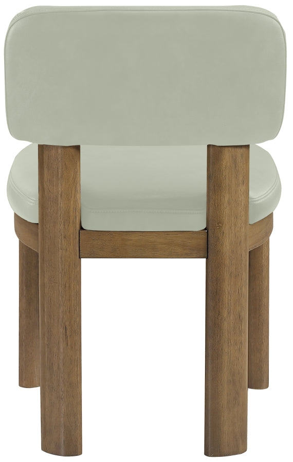 Paloma Vegan Leather Upholstered Dining Chair in Mint, Set of 2 - 88053Mint-C