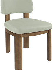 Paloma Vegan Leather Upholstered Dining Chair in Mint, Set of 2 - 88053Mint-C