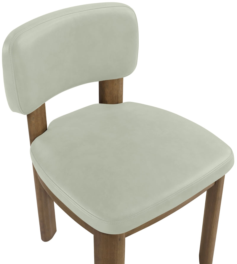 Paloma Vegan Leather Upholstered Dining Chair in Mint, Set of 2 - 88053Mint-C