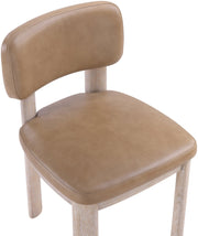 Paloma Vegan Leather Upholstered Dining Chair in Natural, Set of 2 - 88052Tan-C