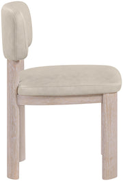 Paloma Vegan Leather Upholstered Dining Chair in Taupe, Set of 2 - 88052Taupe-C