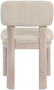 Paloma Vegan Leather Upholstered Dining Chair in Taupe, Set of 2 - 88052Taupe-C
